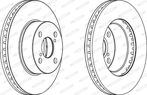 Ferodo DDF1294 - Brake Disc autospares.lv