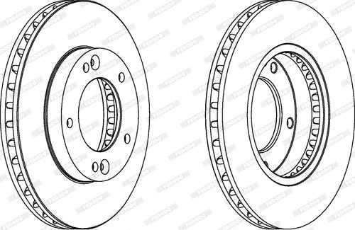 Ferodo DDF1290 - Brake Disc autospares.lv