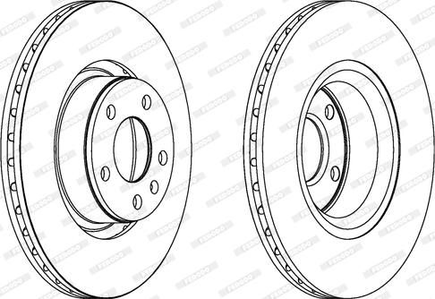 Ferodo DDF129-1 - Brake Disc autospares.lv