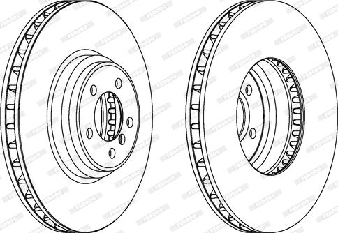 Ferodo DDF1246 - Brake Disc autospares.lv