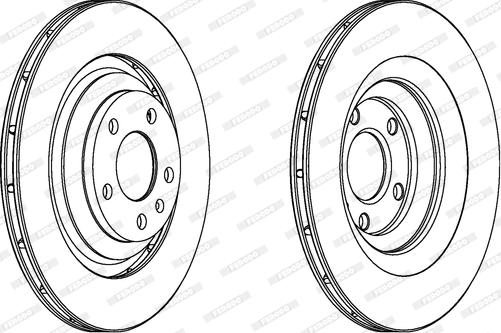 Ferodo DDF1240C - Brake Disc autospares.lv