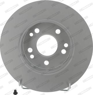 Ferodo DDF124C - Brake Disc autospares.lv