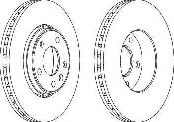 Ferodo DDF1204-1 - Brake Disc autospares.lv