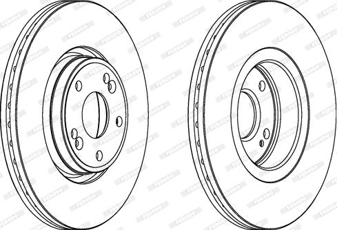 Ferodo DDF1205C - Brake Disc autospares.lv