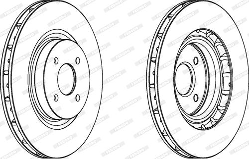 Ferodo DDF1200 - Brake Disc autospares.lv