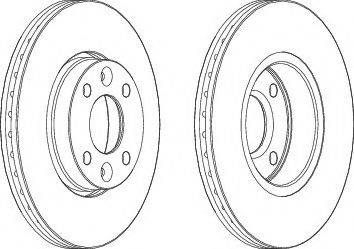 Ferodo DDF1201C-1 - Brake Disc autospares.lv