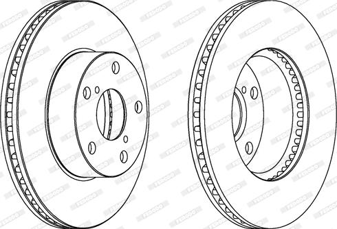 Ferodo DDF1216C - Brake Disc autospares.lv