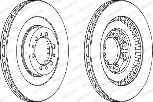 Ferodo DDF1212 - Brake Disc autospares.lv