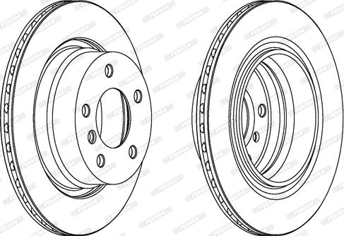 Ferodo DDF1285 - Brake Disc autospares.lv