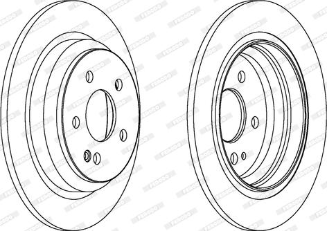 Ferodo DDF1234 - Brake Disc autospares.lv