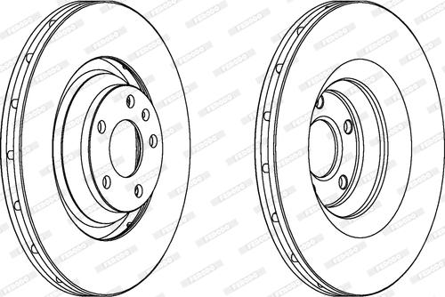 Ferodo DDF1238 - Brake Disc autospares.lv