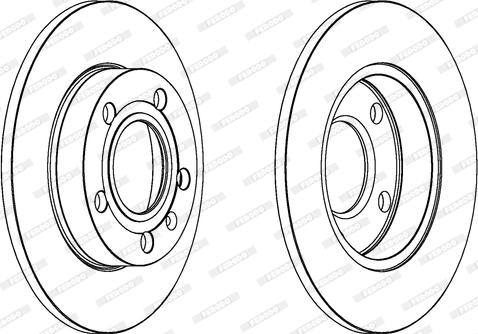 Ferodo DDF1232 - Brake Disc autospares.lv