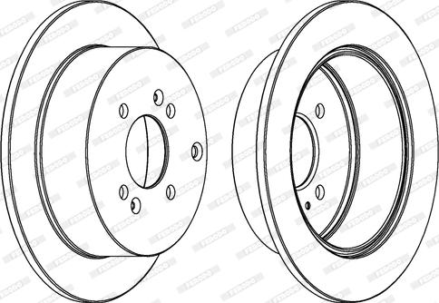 Ferodo DDF1794C - Brake Disc autospares.lv