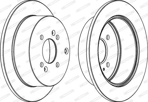 Ferodo DDF1794 - Brake Disc autospares.lv