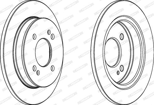 Ferodo DDF1793 - Brake Disc autospares.lv