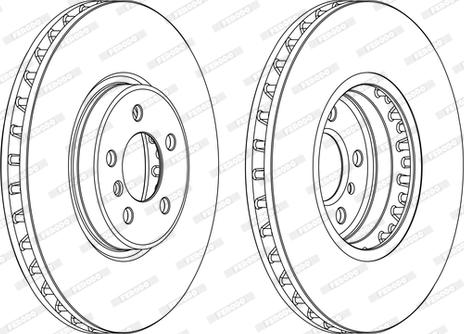 Ferodo DDF1746C-1-D - Brake Disc autospares.lv