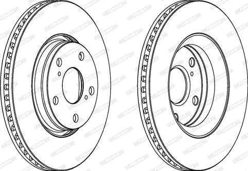 Ferodo DDF1756C - Brake Disc autospares.lv