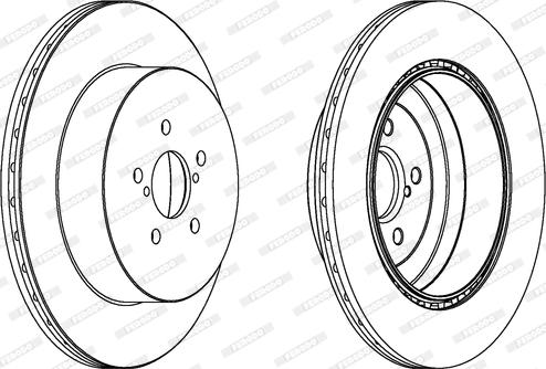 Ferodo DDF1750 - Brake Disc autospares.lv