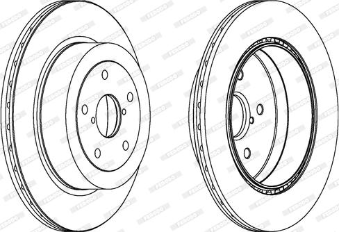 Ferodo DDF175-1 - Brake Disc autospares.lv