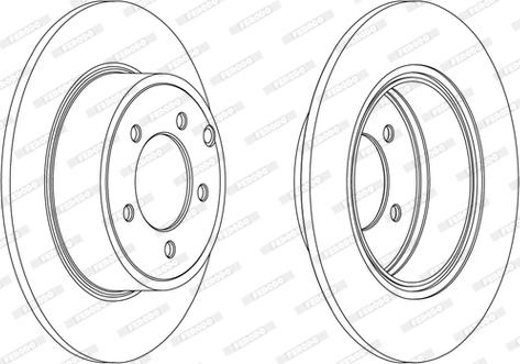 Ferodo DDF1763C - Brake Disc autospares.lv