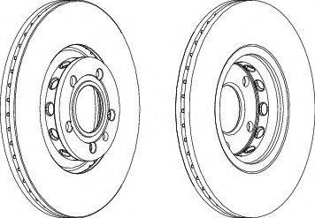 Ferodo DDF1707C-1 - Brake Disc autospares.lv