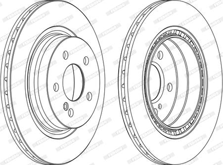 Ferodo DDF1700C - Brake Disc autospares.lv