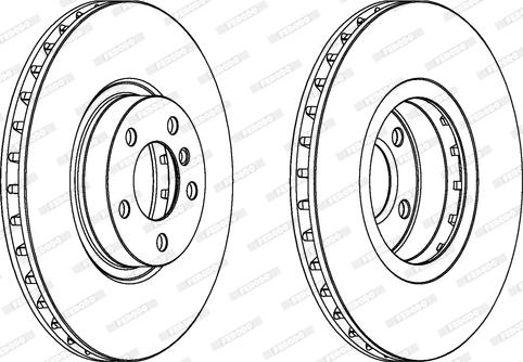 Ferodo DDF1713C-1 - Brake Disc autospares.lv