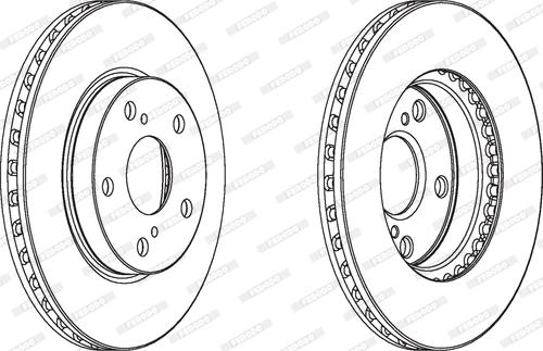 Ferodo DDF1789 - Brake Disc autospares.lv