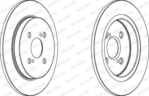 Ferodo DDF1781C - Brake Disc autospares.lv