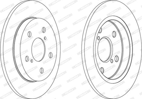 Ferodo DDF1788C - Brake Disc autospares.lv