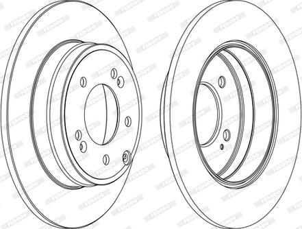 Ferodo DDF1787C - Brake Disc autospares.lv