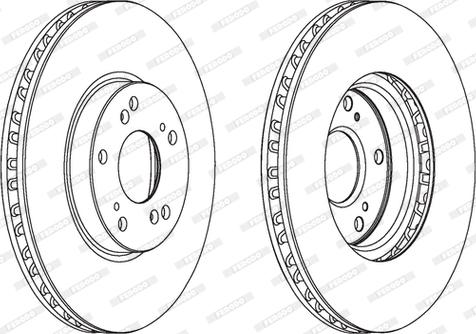 Ferodo DDF1775C - Brake Disc autospares.lv