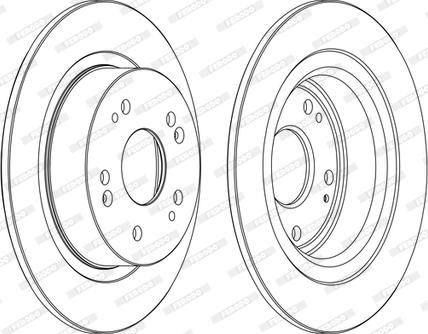 Ferodo DDF1776C - Brake Disc autospares.lv