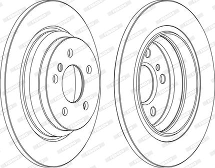 Ferodo DDF1770C-D - Brake Disc autospares.lv