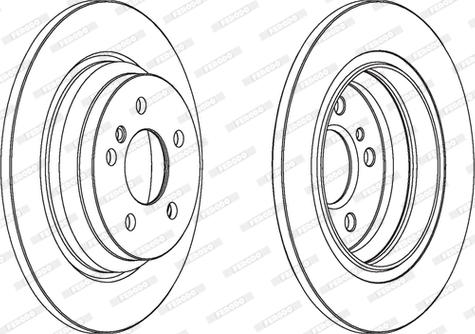 Ferodo DDF1770C - Brake Disc autospares.lv