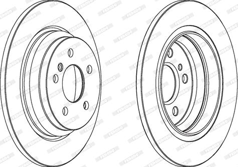 Ferodo DDF1770 - Brake Disc autospares.lv