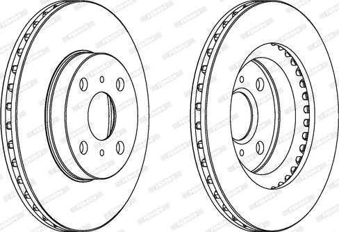 Ferodo DDF881 - Brake Disc autospares.lv