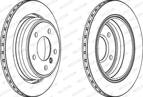 Ferodo DDF836C - Brake Disc autospares.lv