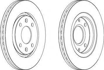 Ferodo DDF870-1 - Brake Disc autospares.lv