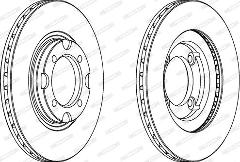 Ferodo DDF394 - Brake Disc autospares.lv