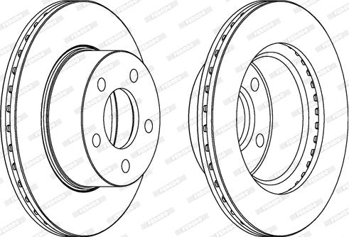 Ferodo DDF367-1 - Brake Disc autospares.lv