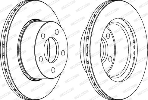 Ferodo DDF367 - Brake Disc autospares.lv