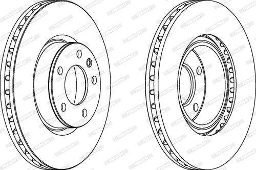 Ferodo DDF330C - Brake Disc autospares.lv