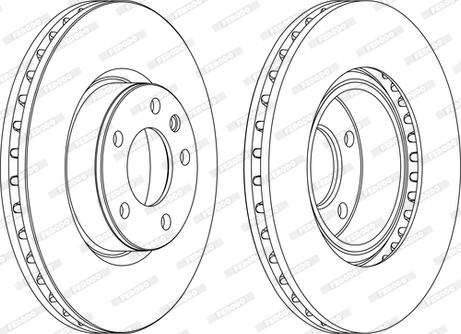 Ferodo DDF330C - Brake Disc autospares.lv