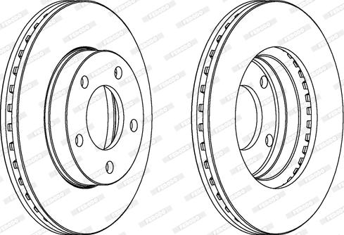 Ferodo DDF292 - Brake Disc autospares.lv