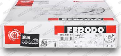 Ferodo DDF2464DC-1-D - Brake Disc autospares.lv