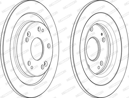 Ferodo DDF2474C - Brake Disc autospares.lv