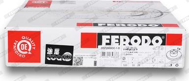 Ferodo DDF2559DC-1-D - Brake Disc autospares.lv