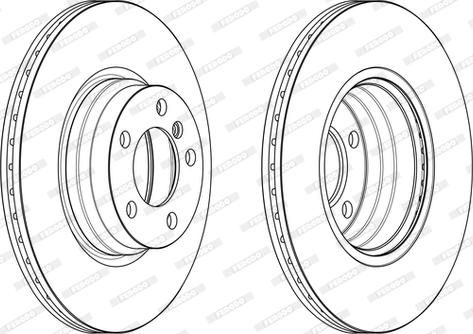 Ferodo DDF2603C - Brake Disc autospares.lv