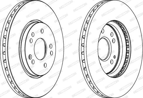 Ferodo DDF268 - Brake Disc autospares.lv